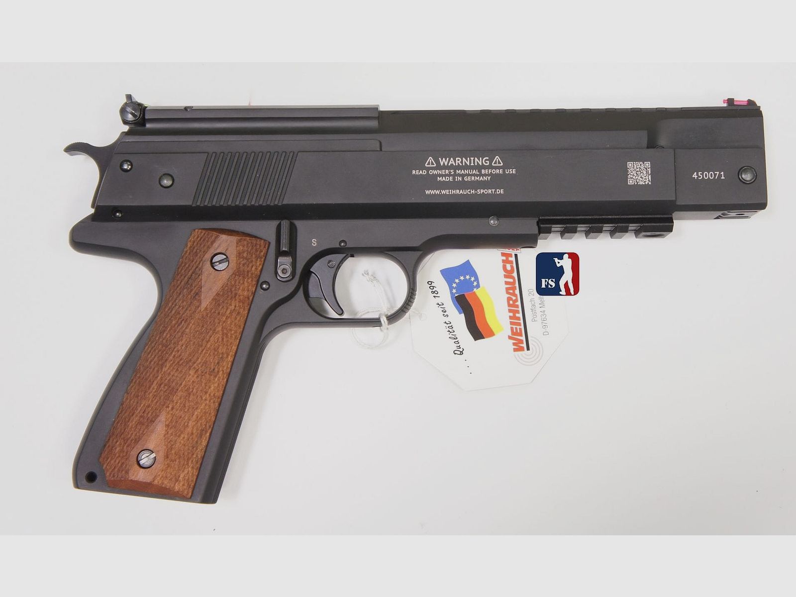 Weihrauch HW45 4,50 Luftpistole 