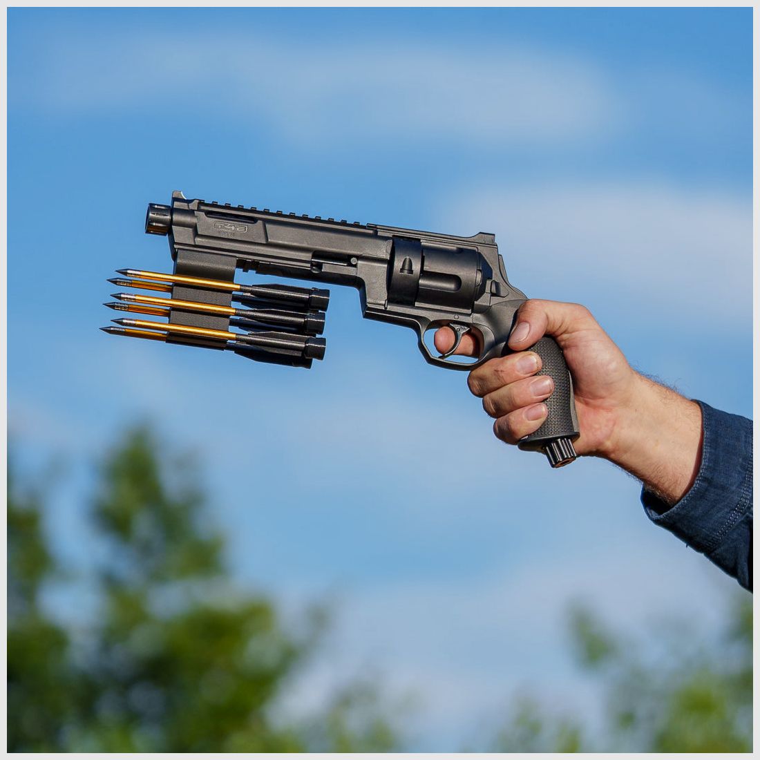 BUNDLE | ARROW HOLDER Cal.68 | Pfeilhalter + 6 Arrows | Schwarz | T4E HDR68 | HDX68 | HDS68 | HDB68