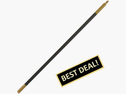 BALLISTOL Carbon Reinigingsstaaf zonder Handvat Kort, Veeglengte 25 cm, Ø 7 mm, Binnen draad M5