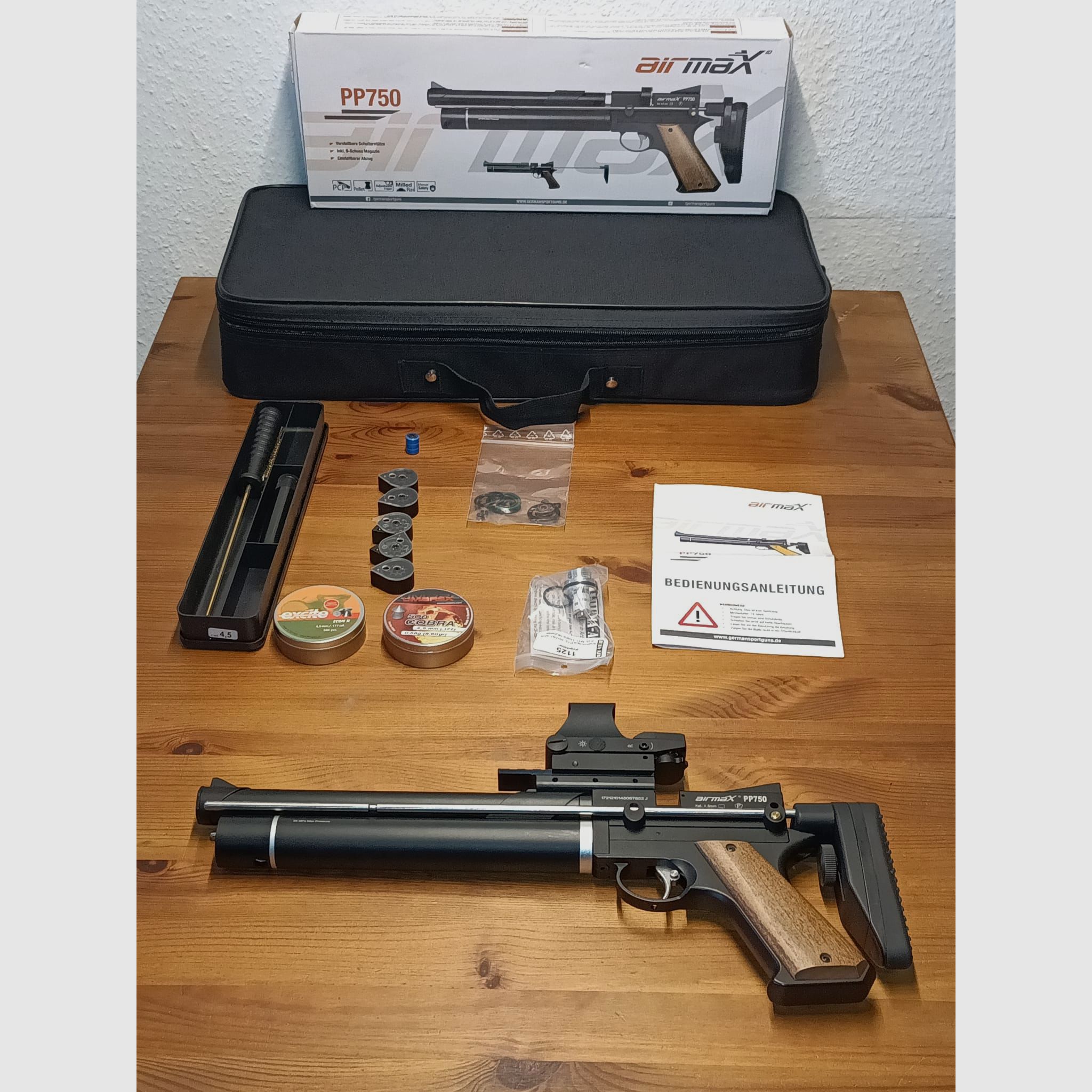 airmax  PP750 4,5mm - aire comprimido, PCP