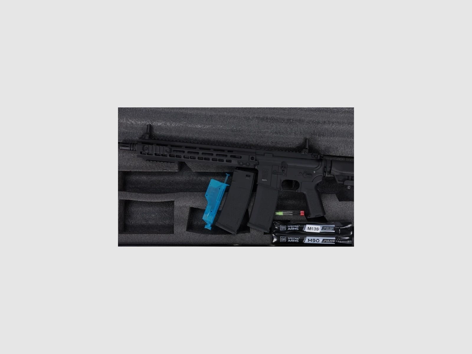 SA M4 URG-I M-LOK 14" (SA-P30 PRIME™ Aster II ETU BLDC™) Rifle Airsoft Libre a partir de 18 - Negro -F-