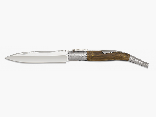 Klassisches Taschenmesser von Albainox mit Zebranoholzgriff