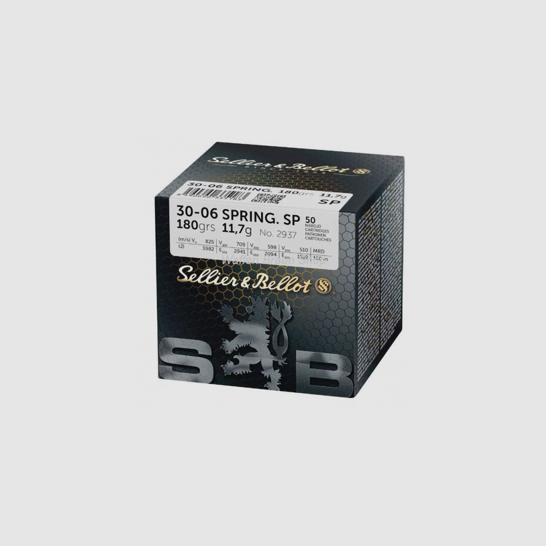 S+B Kal. 30-06 Spring. Soft Point 11,7g/ 180grs 50 Stück