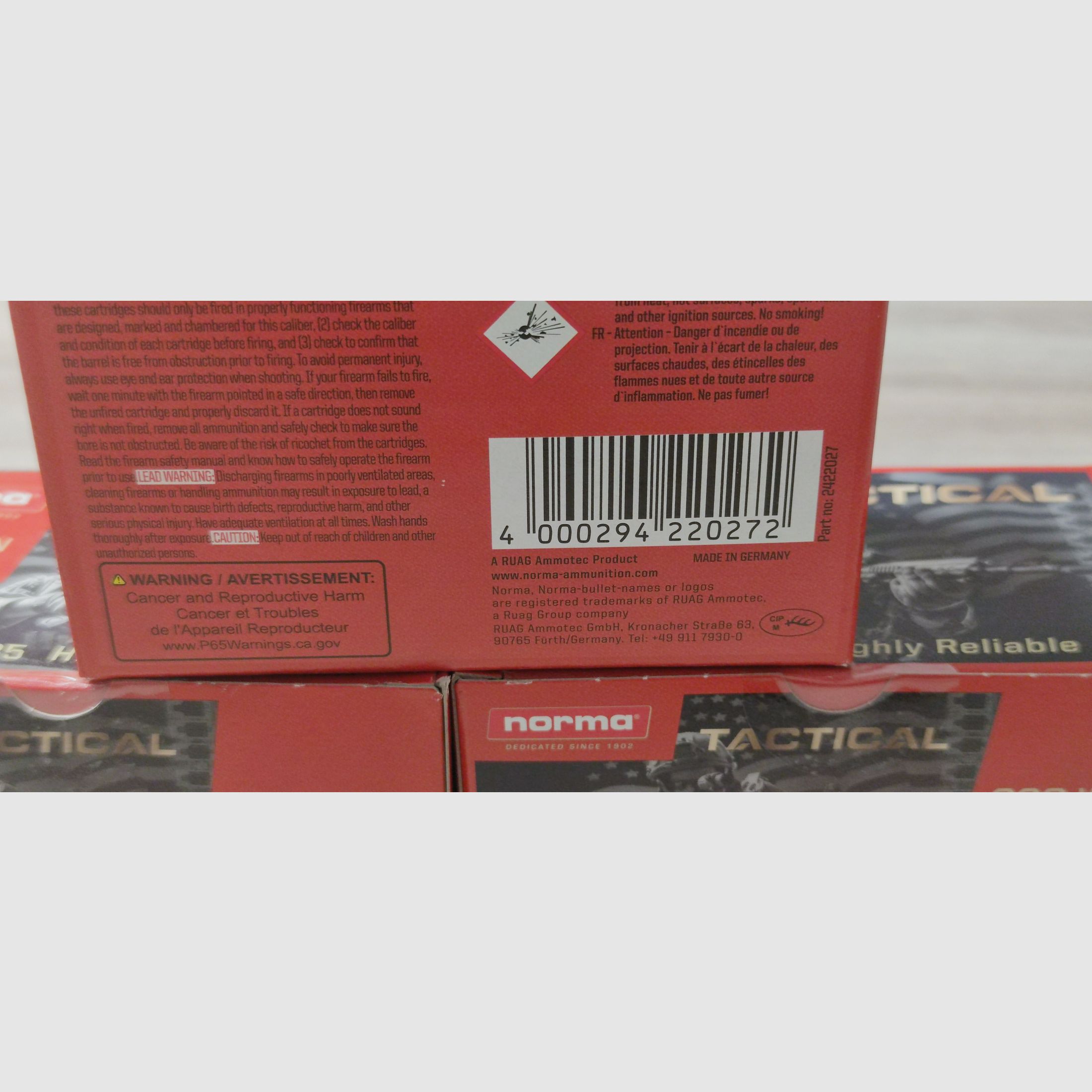 Norma Tactical FMJ .308 147gr/9,5g