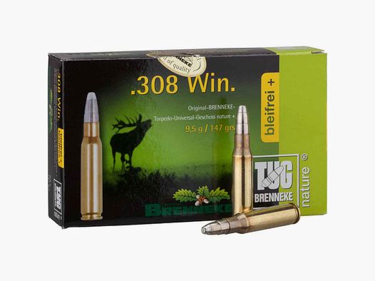 .308 Win. TUG naturaleza+ 9,5g/147 grs. Brenneke