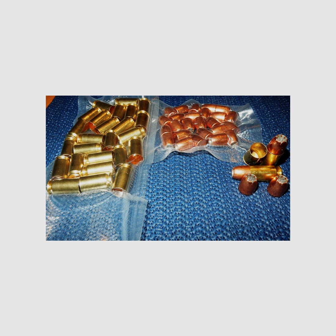 .45 ACP Ladekit / Ladeset NEUE Hülsen + NEUE GDHP Gold Dot Geschosse