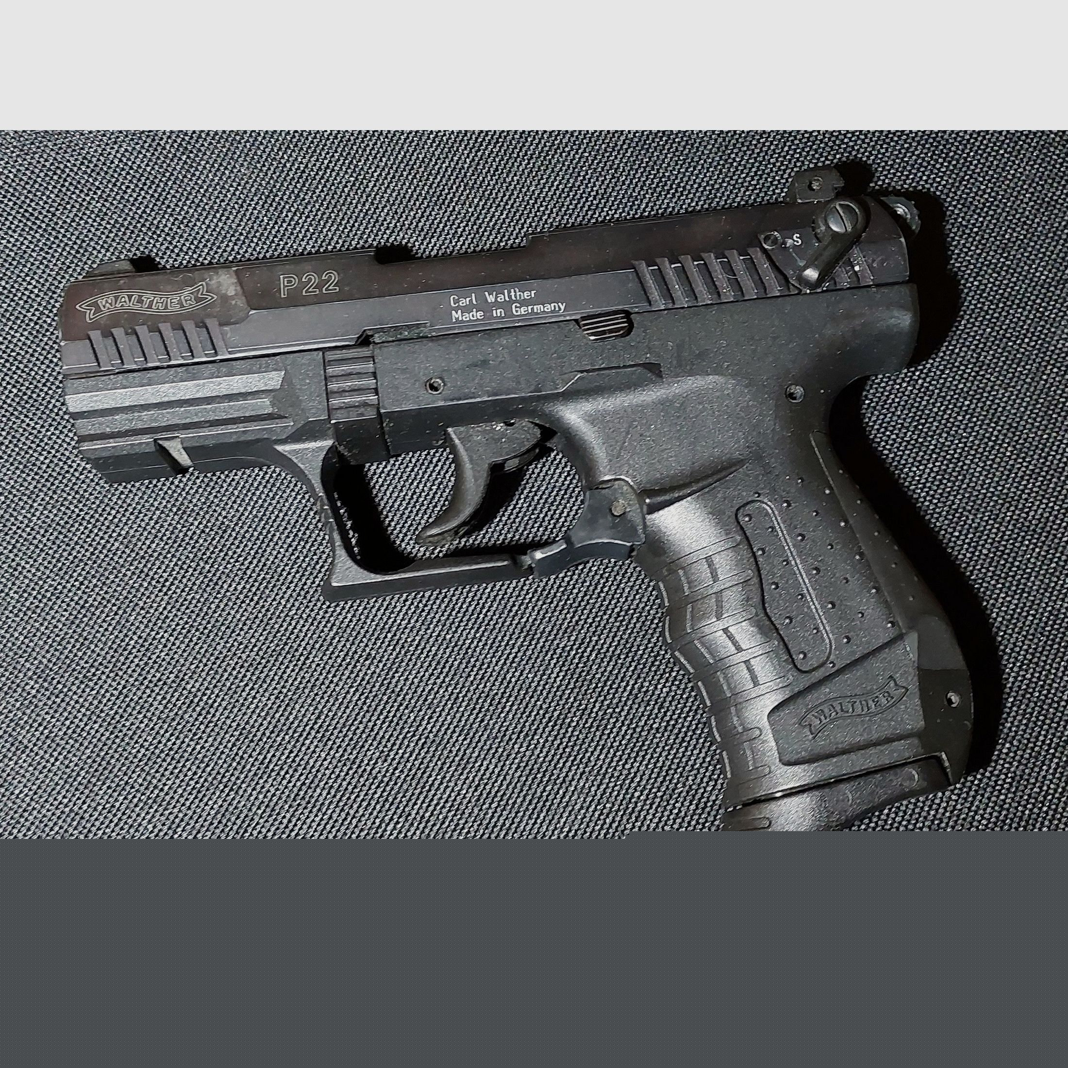 Walther P22 (P 22 Classic) Schreckschuss Pistole 9mm P.A.K. schwarz (PTB 778)