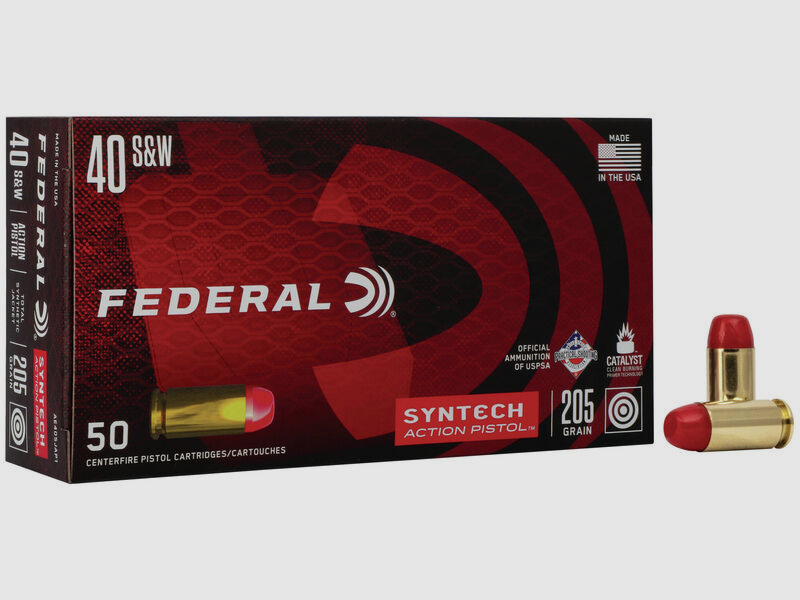 Federal Syntech Action Pistol .40 S&W 210GR SJFN 50 Patronen