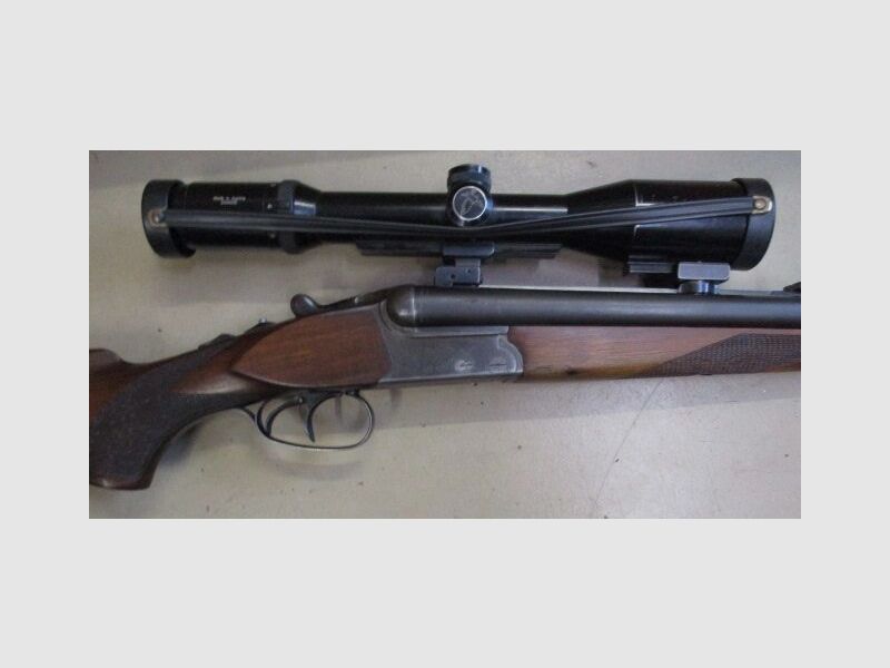 Drilling Simson Suhl with ZF Swarovski 2.2-9x42 on swivel mount and EL Albrecht Suhl