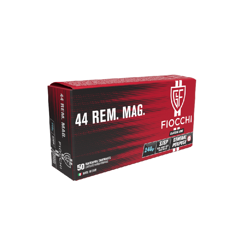 Amunicja Fiocchi 15,55g 240gr SJSP 44Rem Magnum