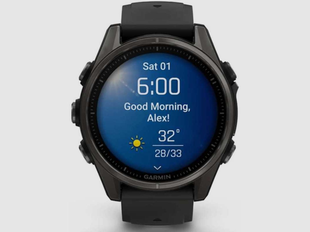 Garmin fēnix® 8 Uhr - 47 mm, AMOLED Schwarz Titan, Bild 2 von 8