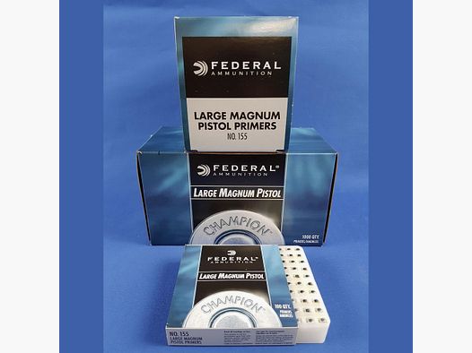 Federal 155 Large Pistol Magnum Inneschi