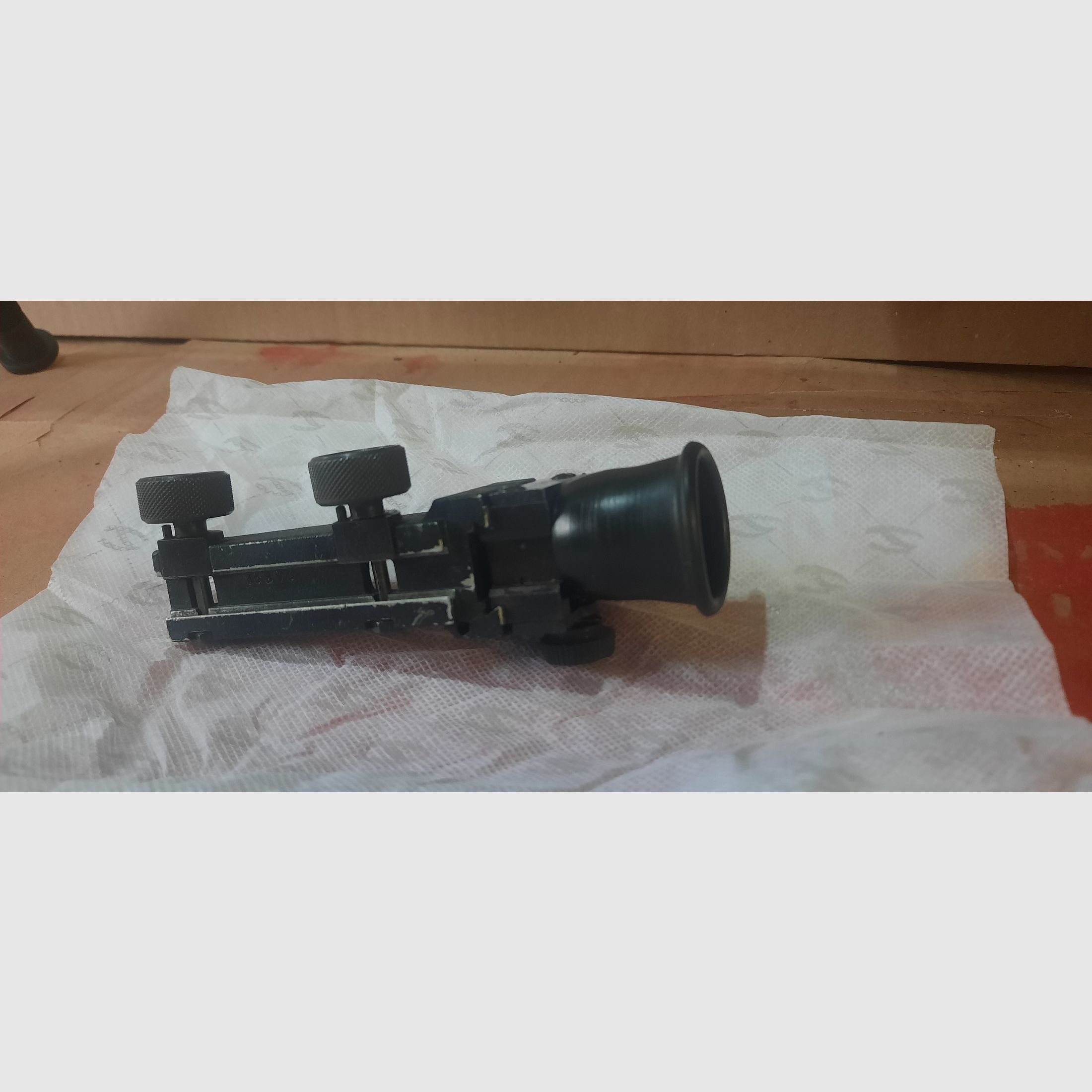 Diopter Haenel 312 DDR/ Exportfeder / Ring- Balkenkörner