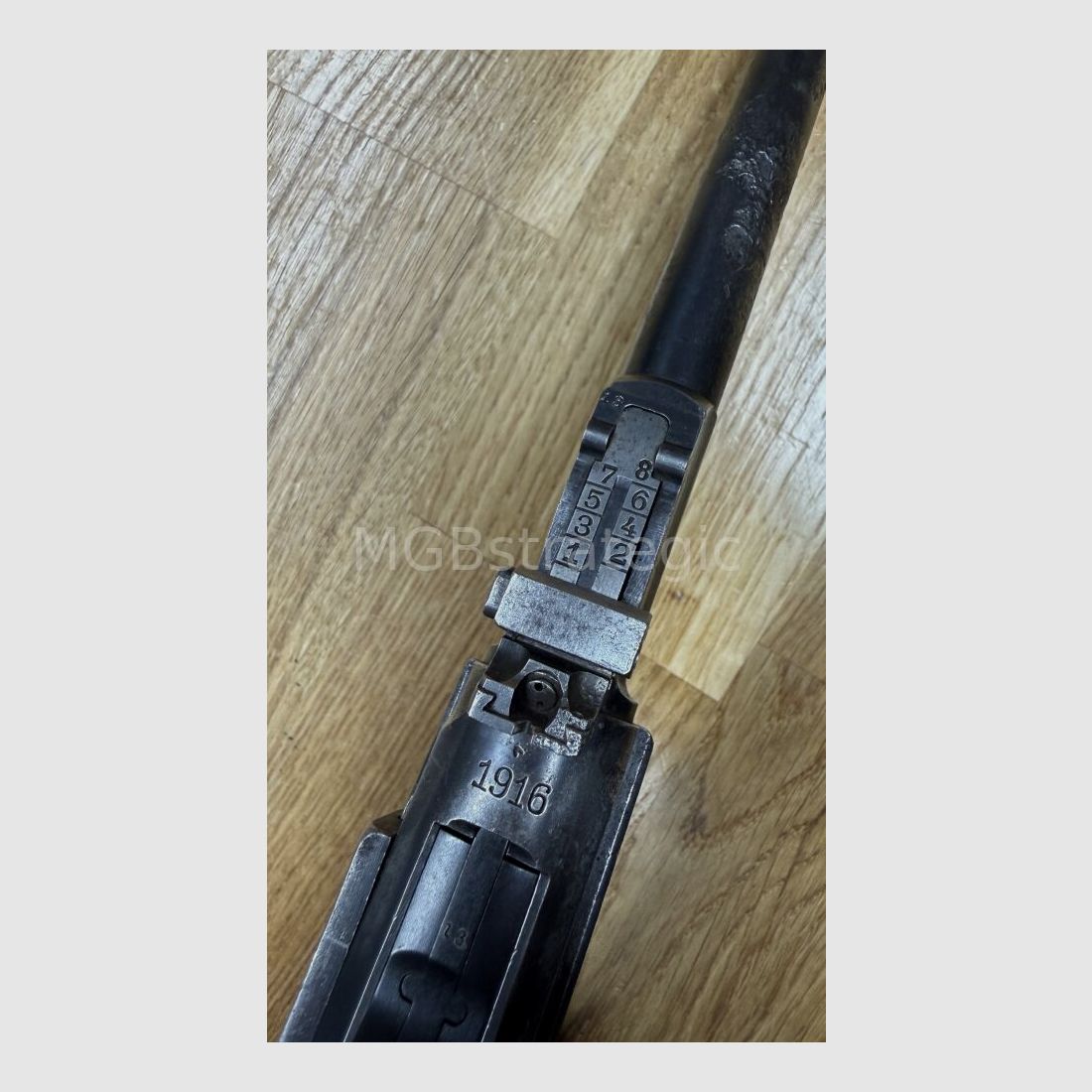 DWM Pistol 08 1916 - semi-automatic pistol 9mm Luger proof piece - valid proof CIP 2026 - Ari long 08 - Luger
