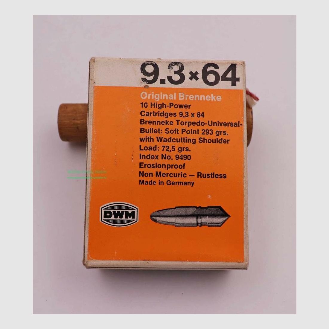 DWM, Berlin rifle cartridges 9.3x64