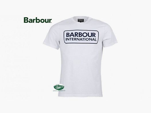BARBOUR T-Shirt International Essential weiß