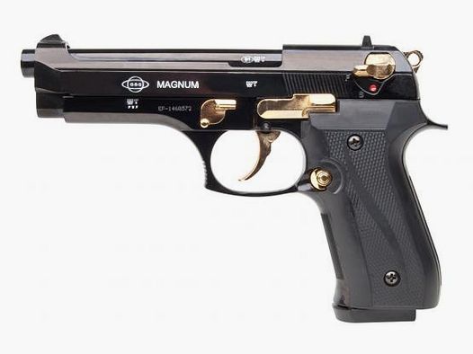 EKOL Firat Magnum Zwart-Goud 9mm P.A.K. - Gas Signaal - Schreckschusspistool
