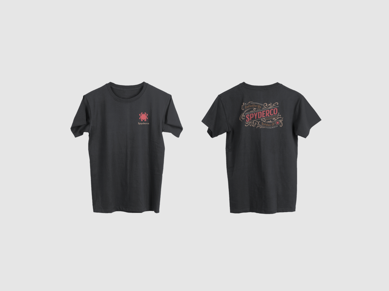 Spyderco Western T-Shirt dark gray (M), image 2 of 2
