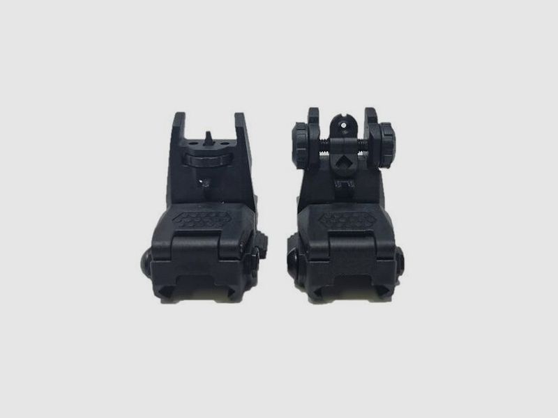 GWMH SPC - Wizjer składany / SPC - Wizjer FLIP UP do szyny Picatinny PRZEDNI & TYLNY WIZJER