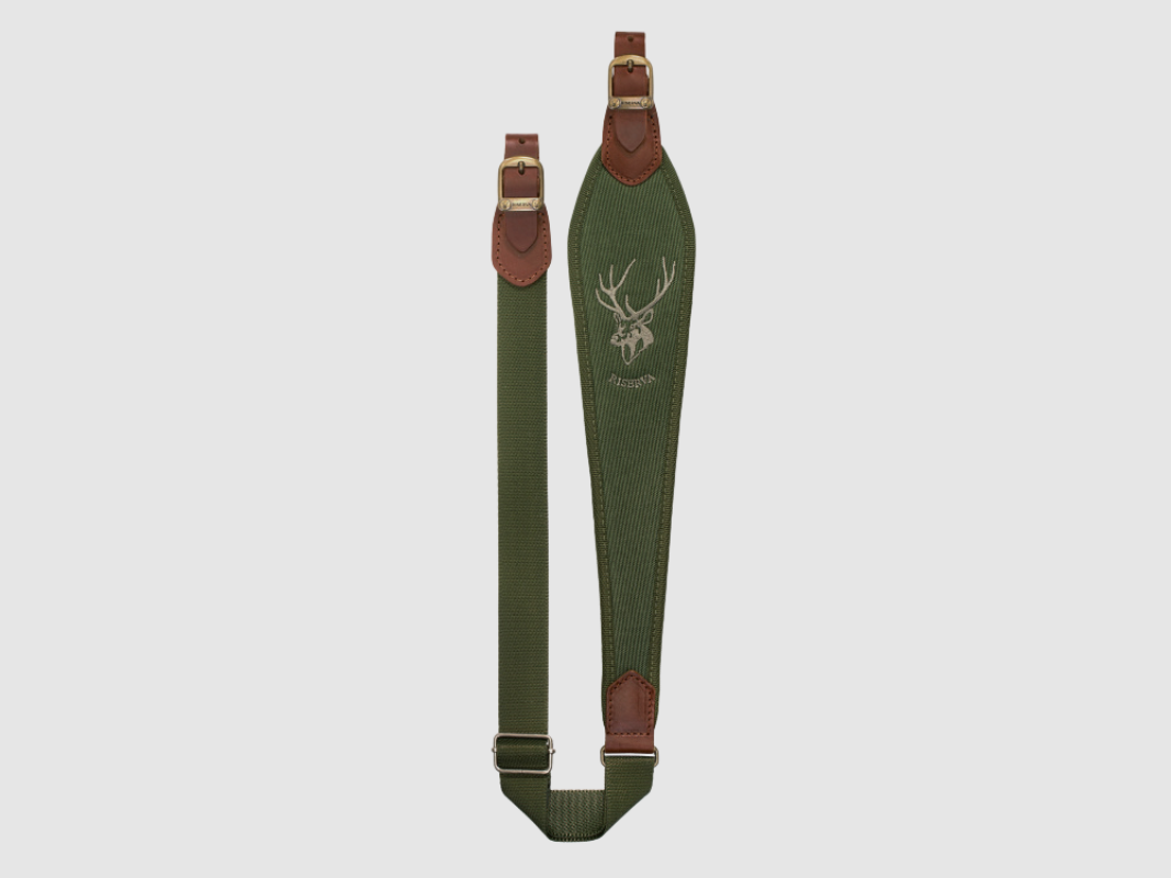 Riserva Sling for Rifle in Green Cordura with Animal Embroidery