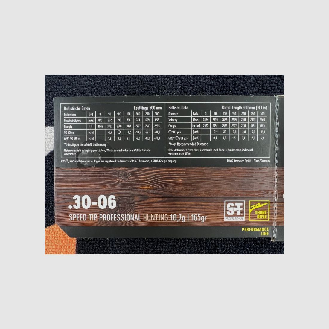 RWS SPEED TIP PRO Short Rifle 30-06 sprg 165grs, image 3 of 5