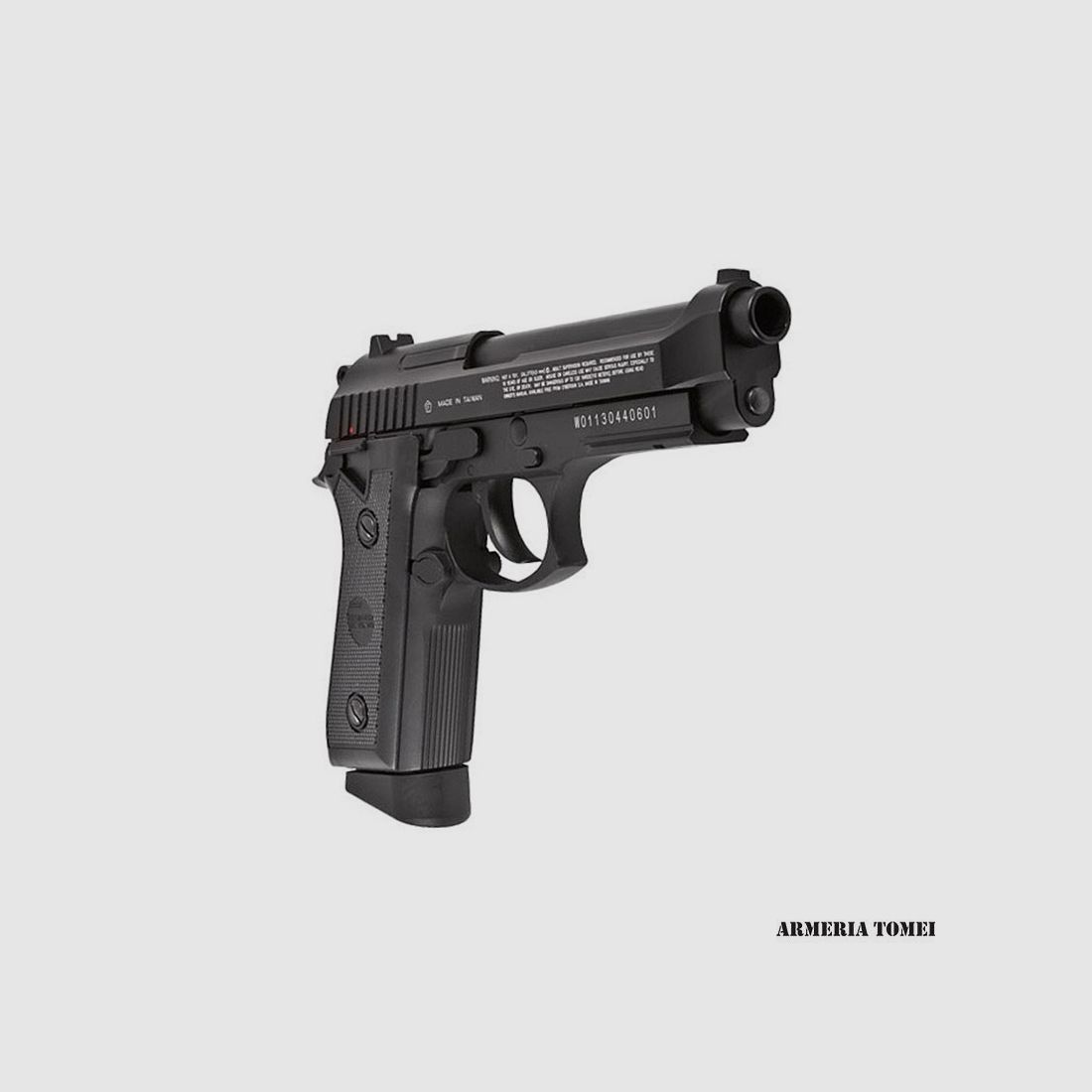 PISTOLA CO2 – SWISS ARMS – SA P92 METAL .177 CAL 4,5mm 21BB BLOW BACK, immagine 2 di 4