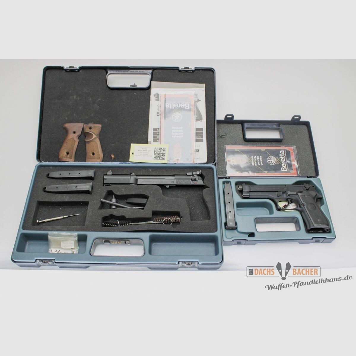 Pistole Beretta 92FS Competition KIT Kal. 9mm Luger mit Wechselsystem