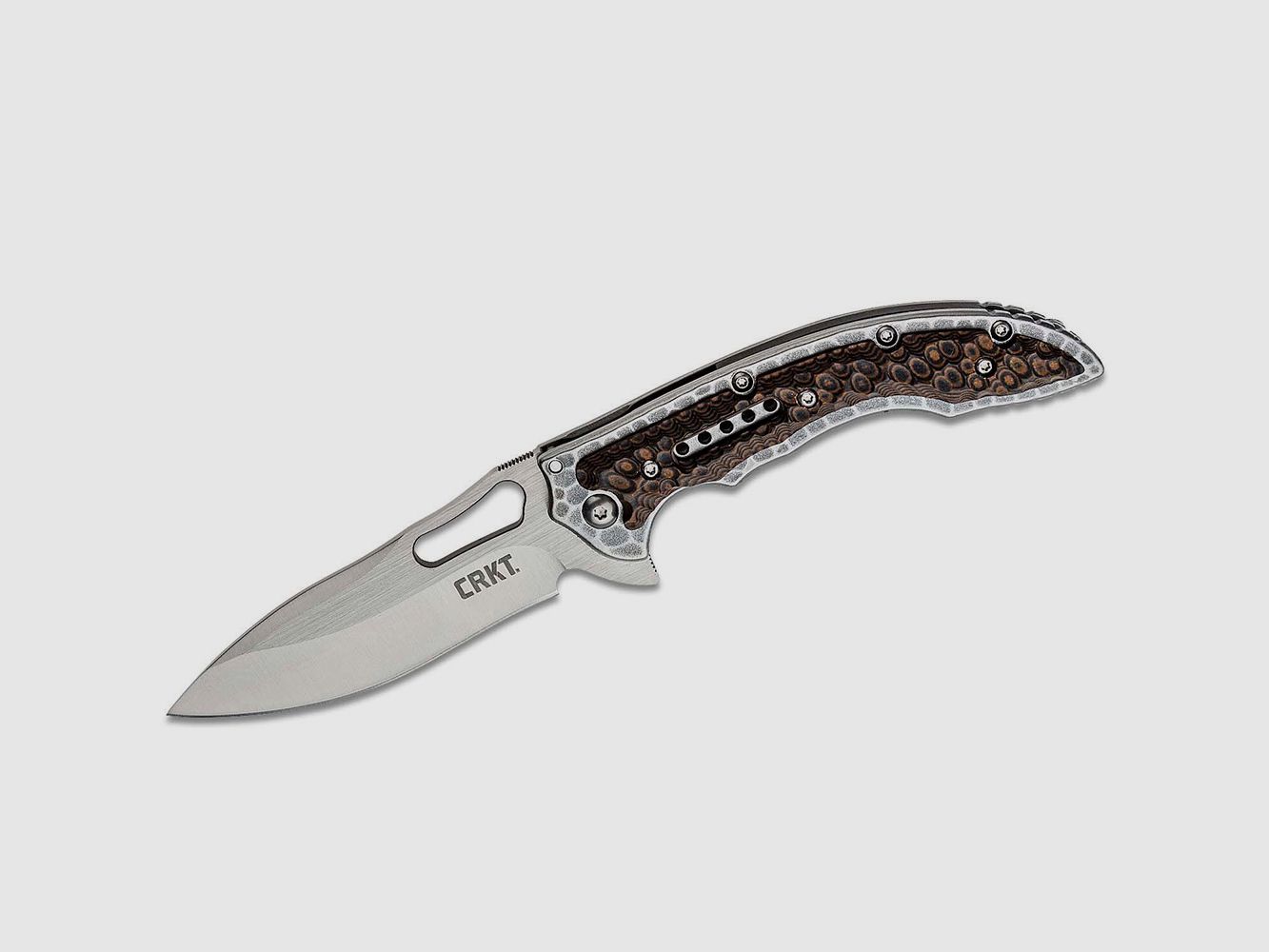 CRKT IKOMA FOSSIL COMPACT BRAUN
