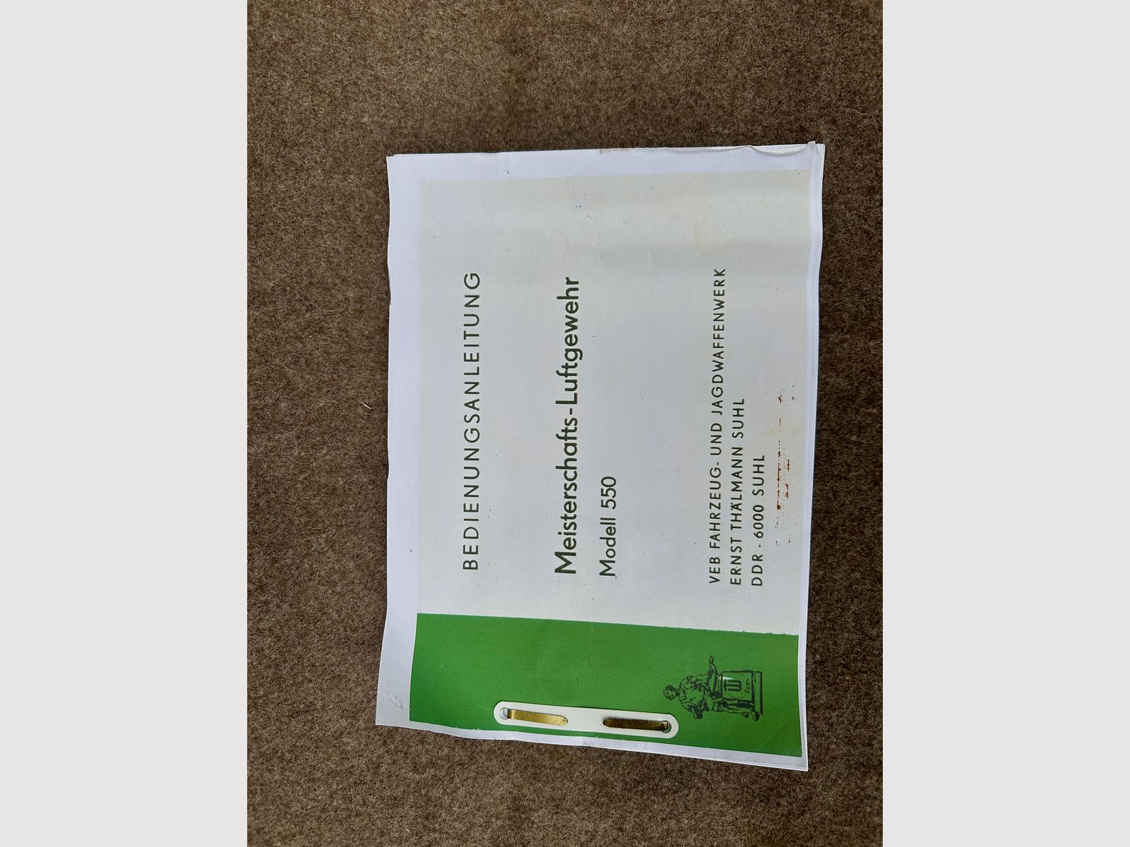 Haenel MLG 550 mit originalem Zubehör extrem selten