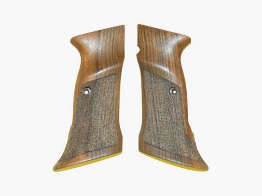 CZ 75 / 85 Sportgriffschalen aus Holz mit Fischhaut