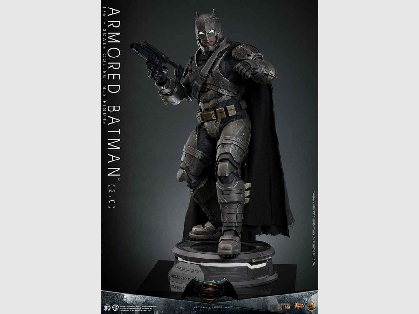 Batman v Superman: Dawn of Justice Movie Masterpiece Actionfigur 1/6 Armored Batman 2.0 33 cm | 43204