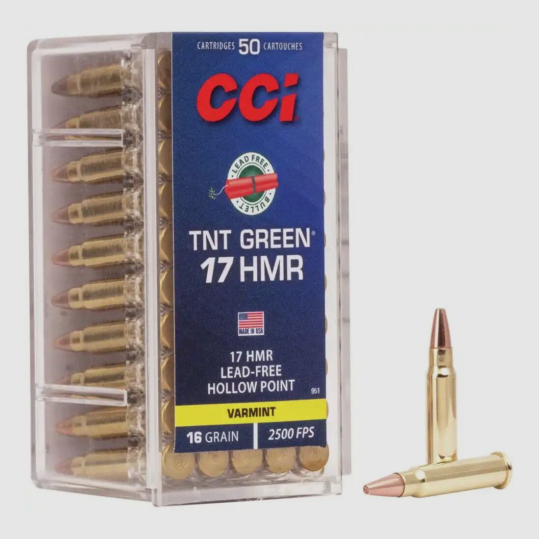 CCI TNT Green HP 16 grs - 50Stk