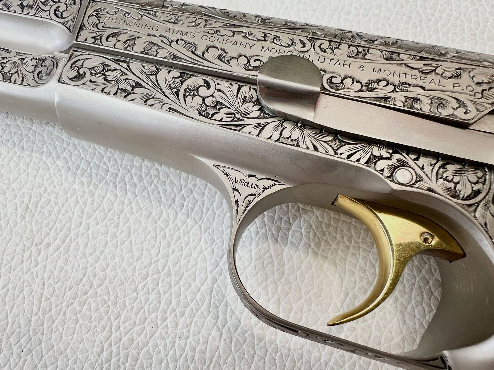 FN BROWNING HIGH POWER RENAISSANCE SILVER JMB CUSTOM - 7,65 PARA, Bild 4 von 9