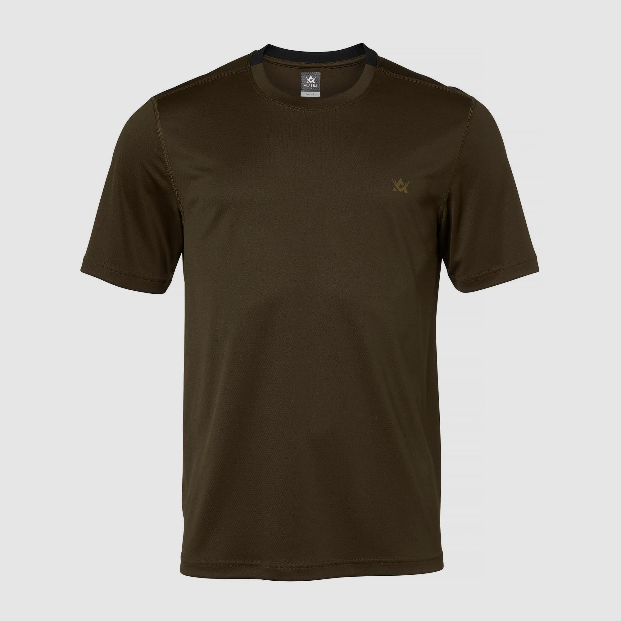 Alaska 1795 CoolDry T-Shirt Herren Brown M