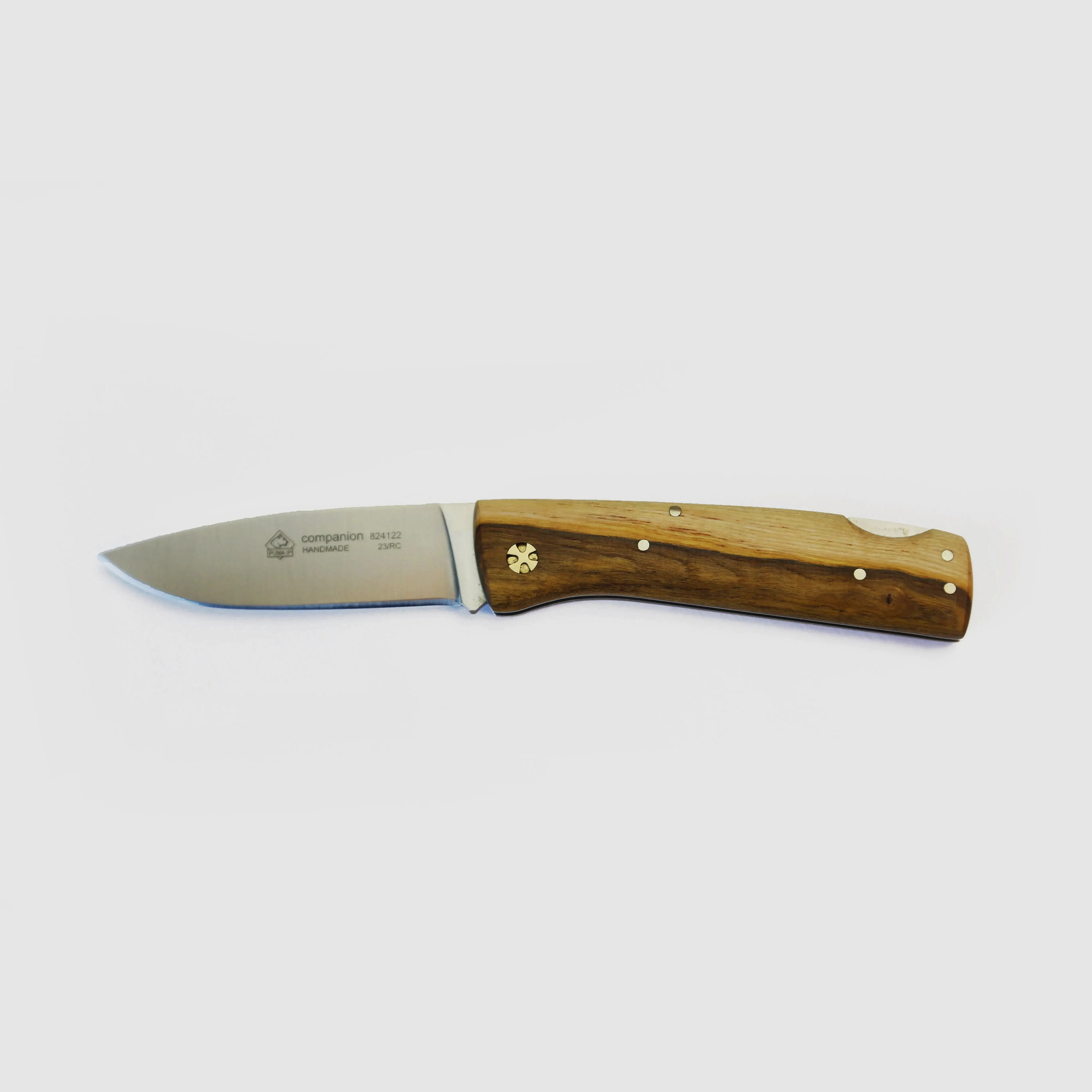PUMA IP companion with suede pouch, pistachio wood