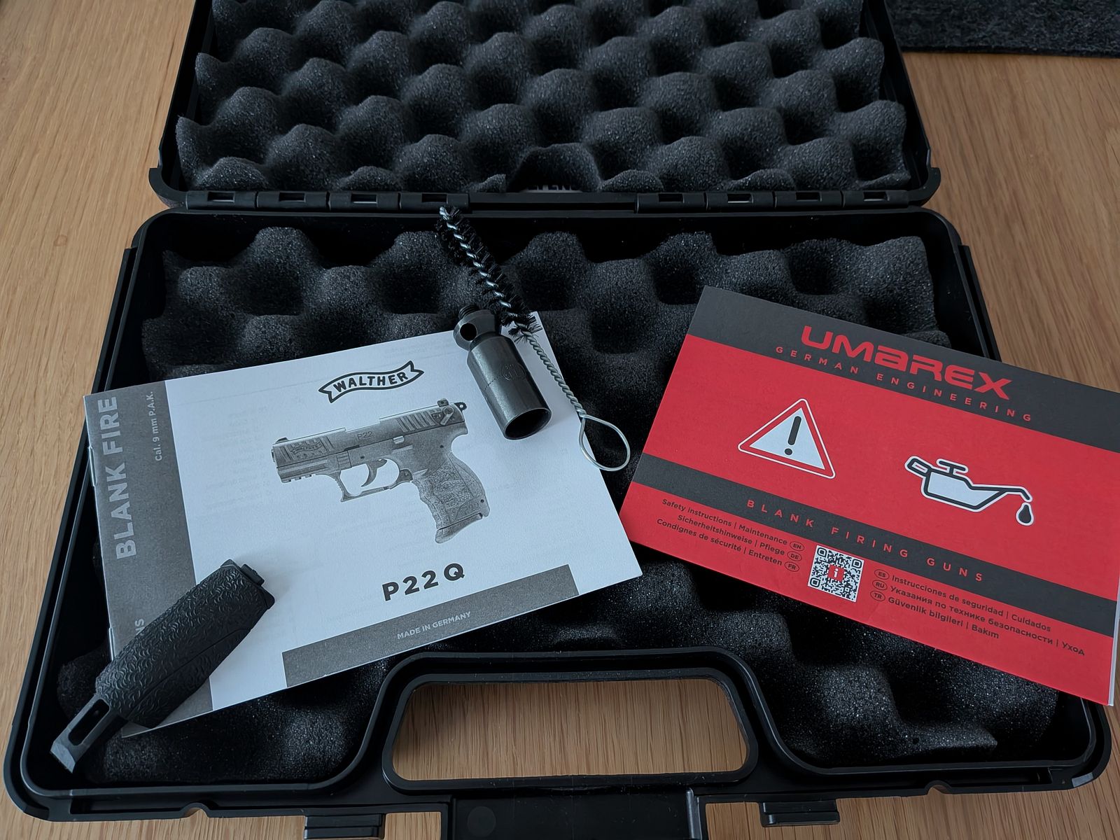 Walther P22Q Nickel 9mm P.A.K. ++ NOWY++P 22 Q Pistolet alarmowy