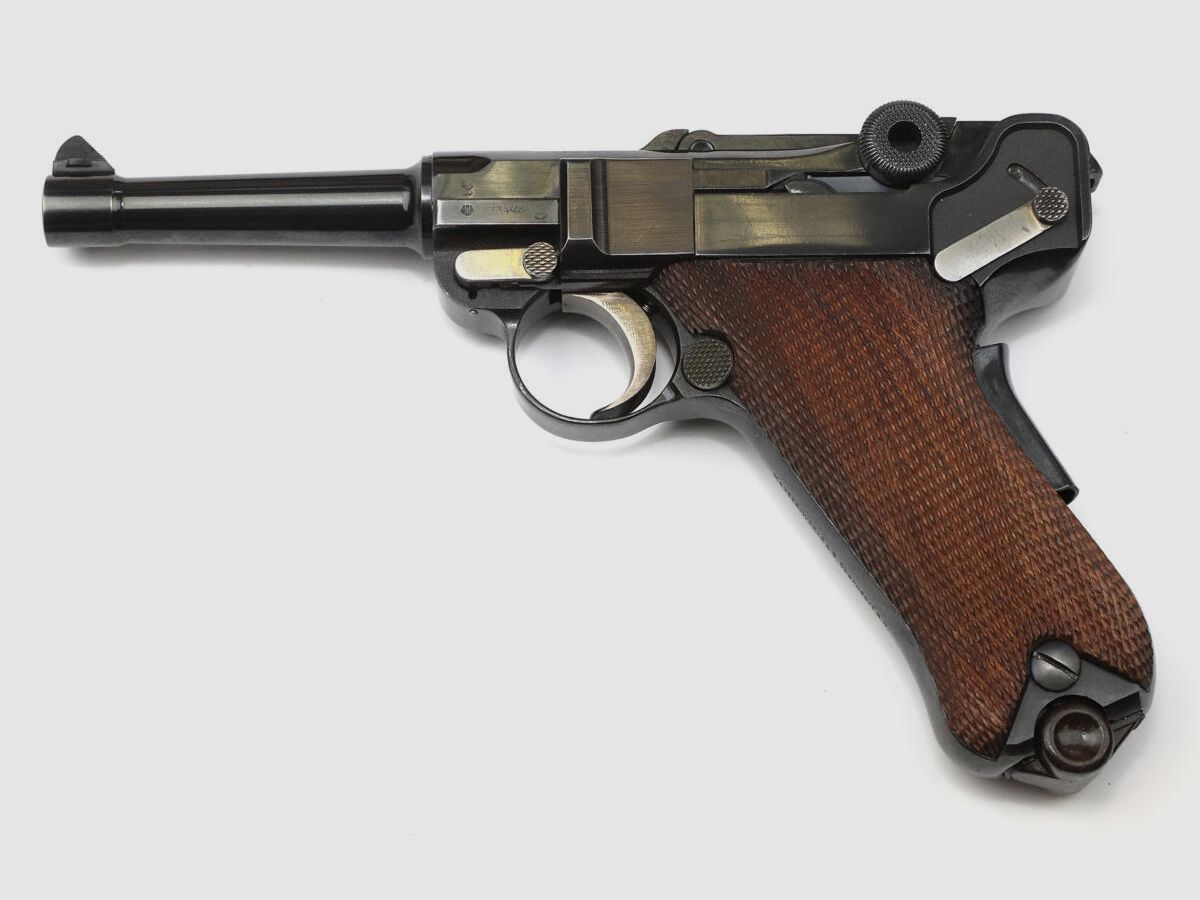 Mauser P08 Oberndorf Parabellum-Pistole, Bild 1 von 4
