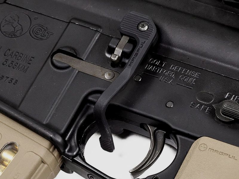MAGPUL extended AR15 bolt catch lever