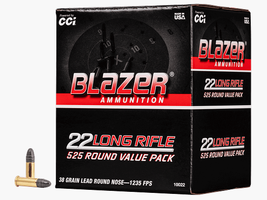 Blazer C/22LR 38 Grains – Boite de 525