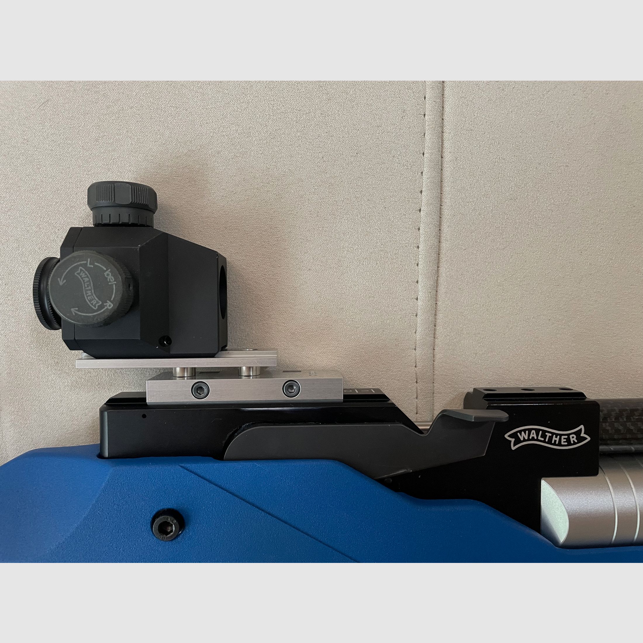Walther LG300 XT Alutec SOMO ICE | MEC maintenance 03/24 | Aluminum cartridge TÜV 2034 | T-slot rail | Top set in case