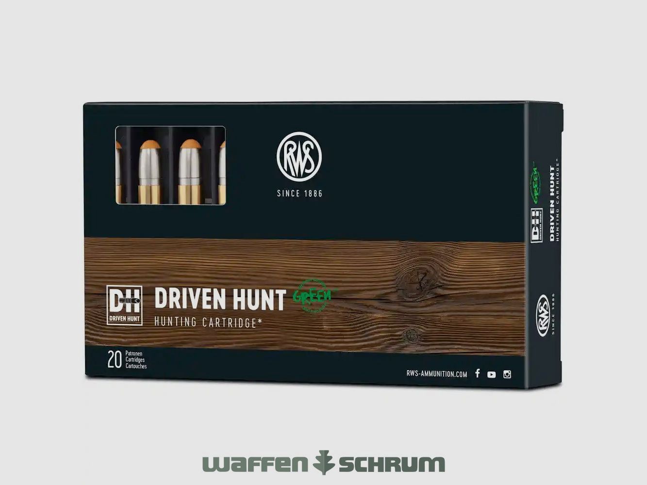 RWS Driven Hunt 10.7g - 165gr .308Win