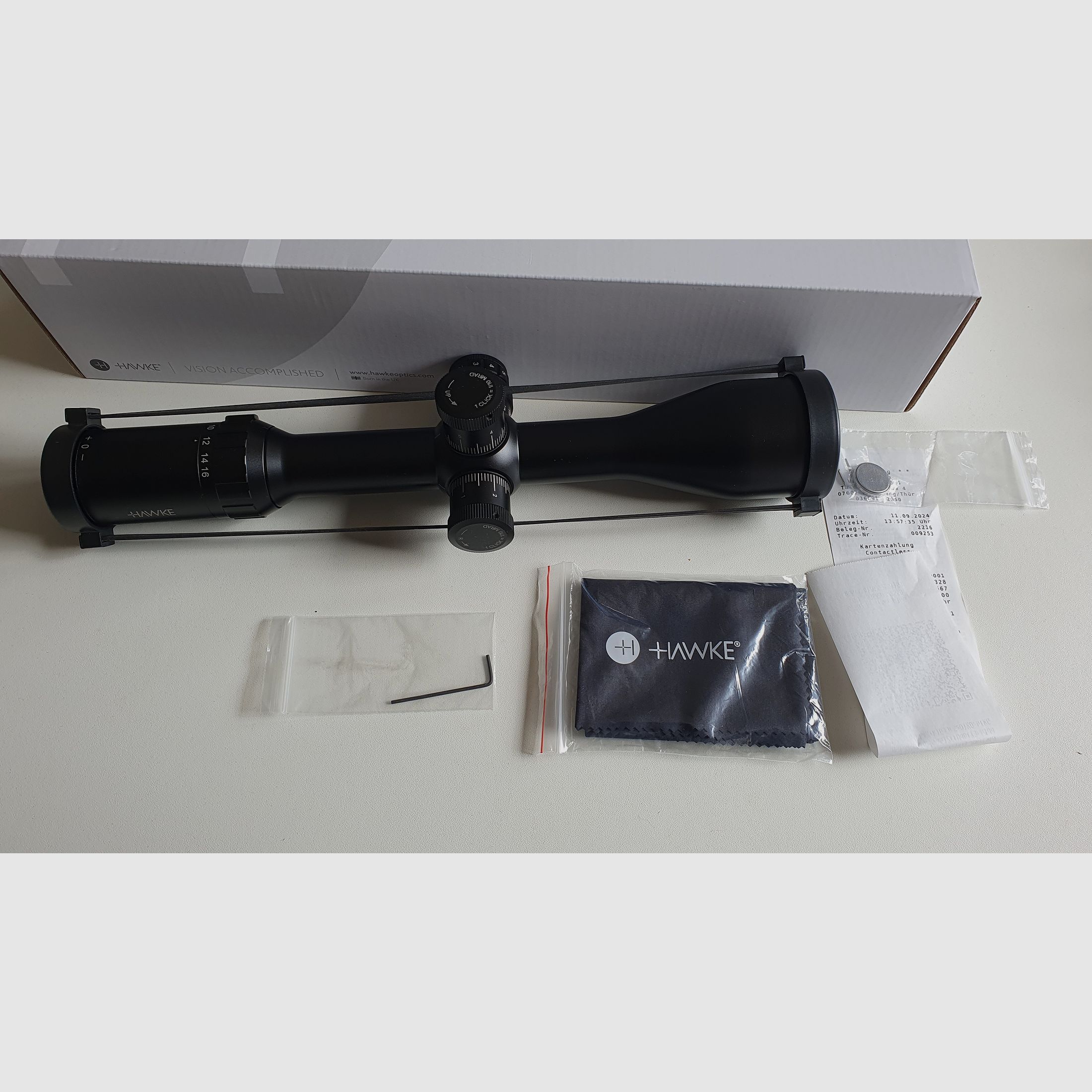 Hawke Vantage 4-16x50 SF: 30 WA FFP Połowa MilDot 14300