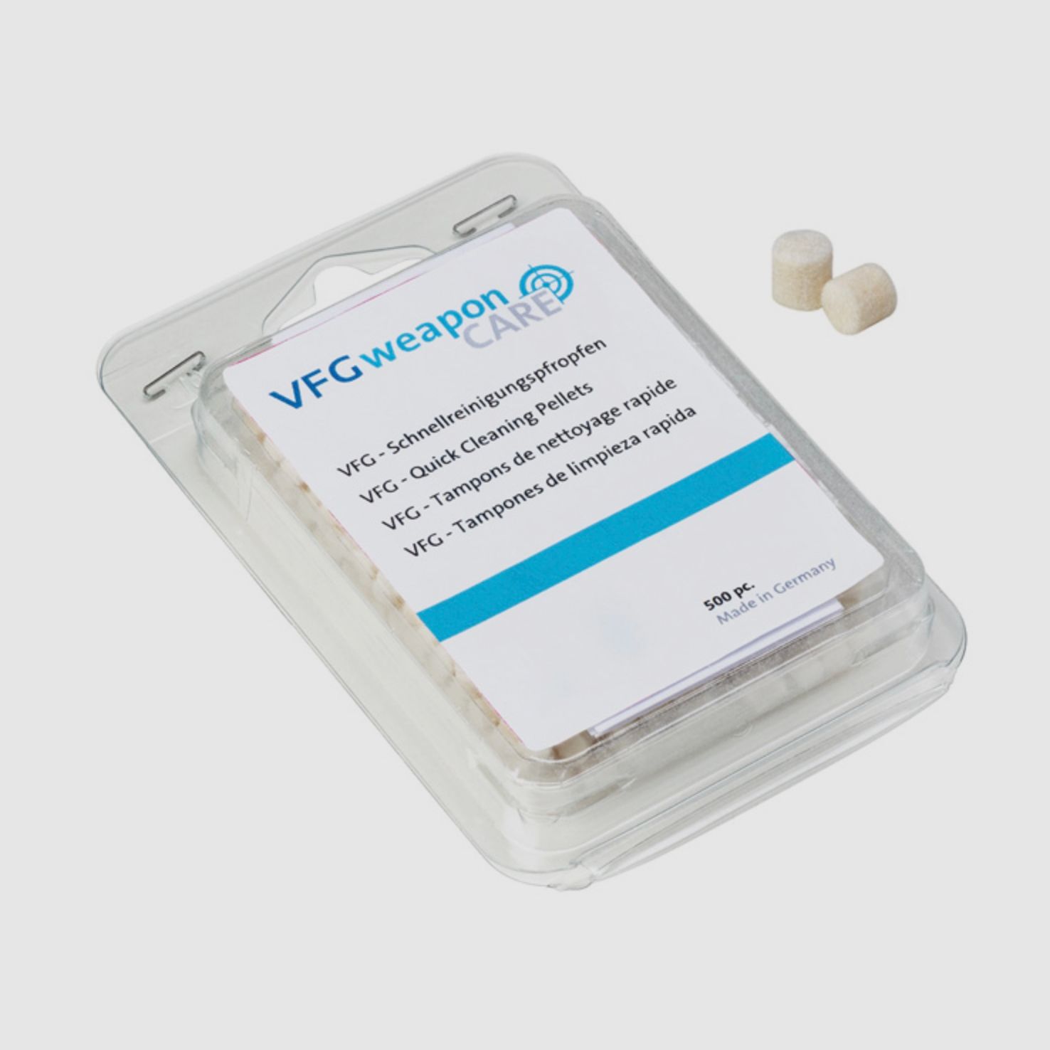 VFG 515 cal. 4,5 mm Schnellreinigungspfropfen 500 Stück