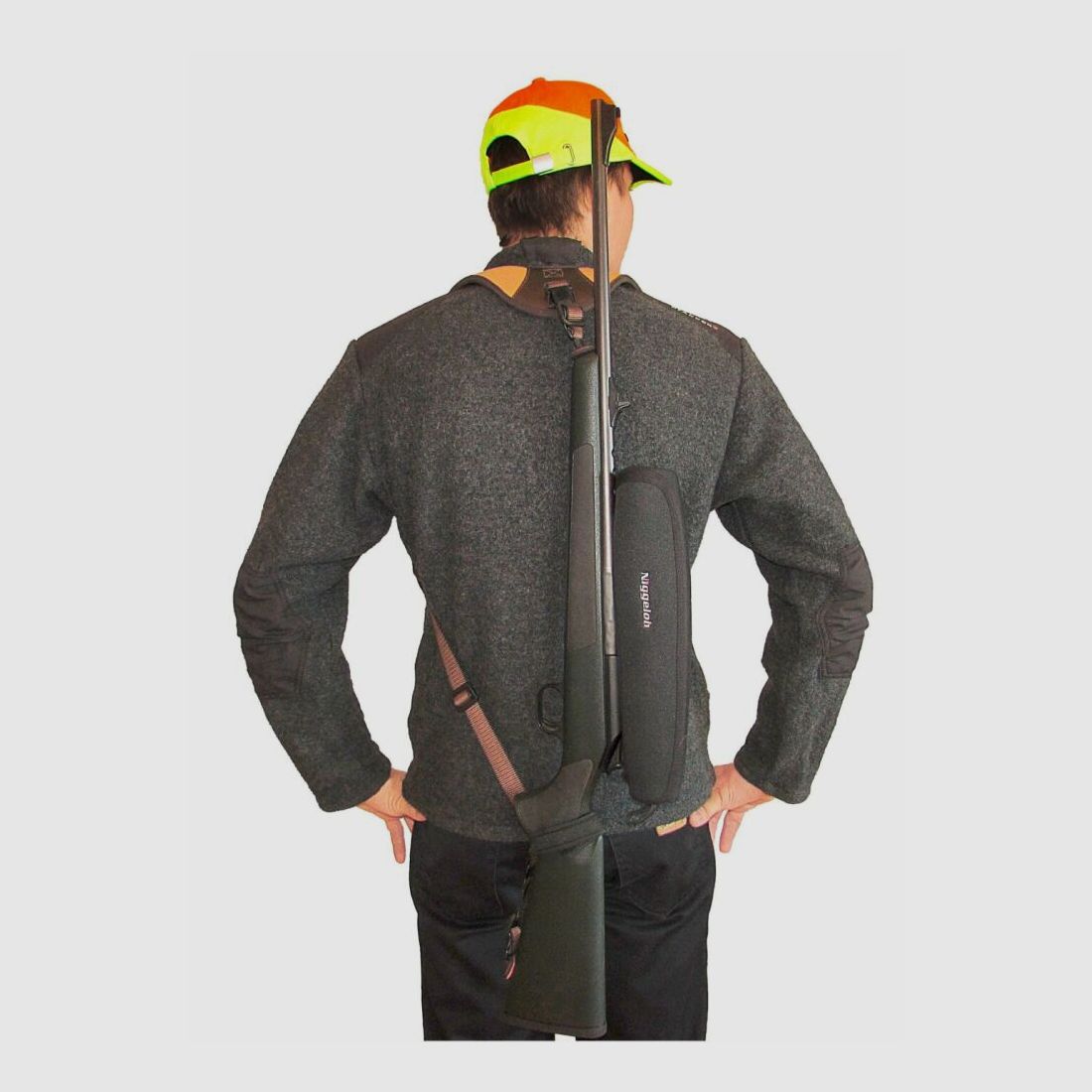 Niggeloh Rucksack-Gewehrgurt​ Neopren / Schwarz Gewehrriemen, Bild 2 von 2