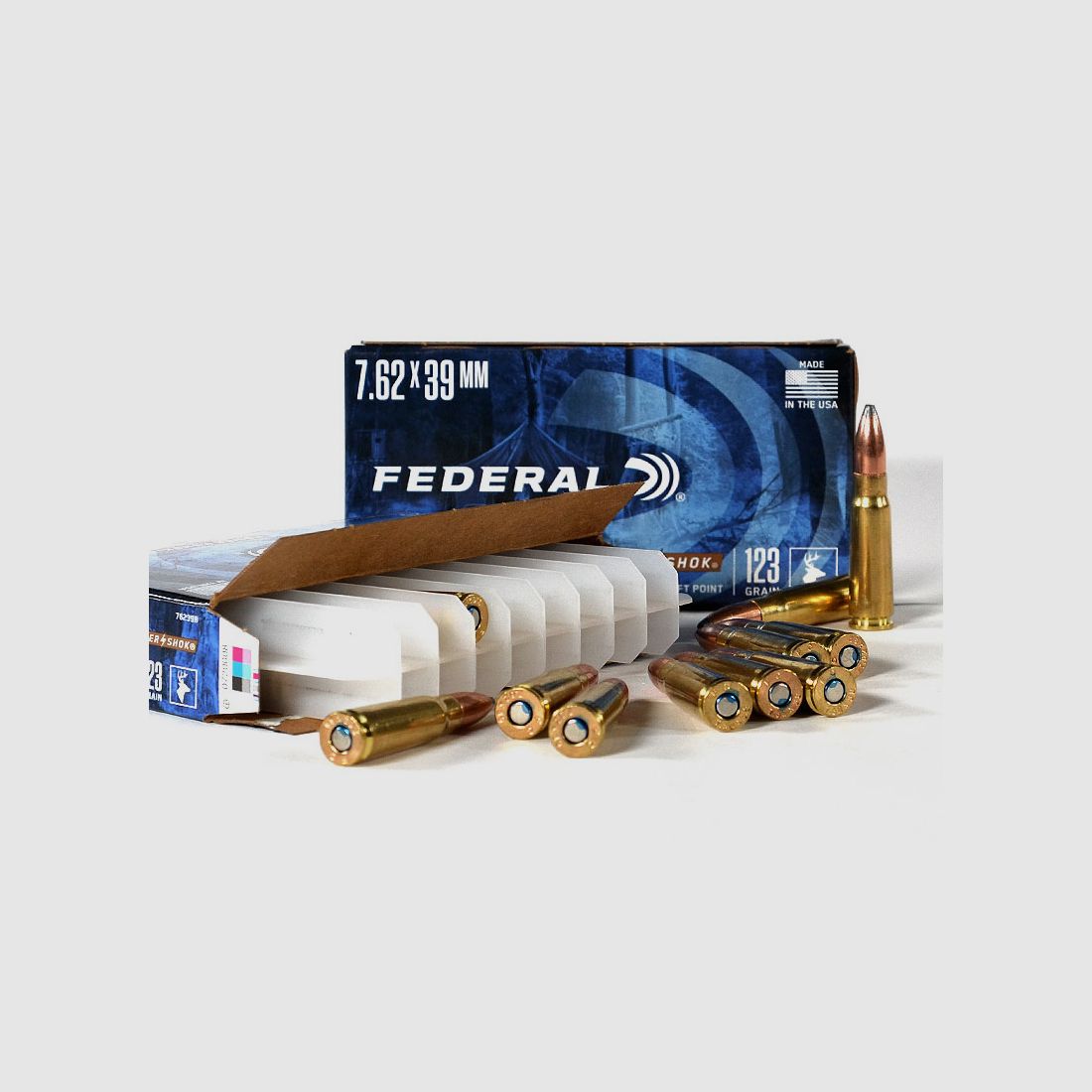 FEDERAL 7.62x39 SOVIET Soft Point 123 grs 1 Pack (20 rounds at 2.245 €*)