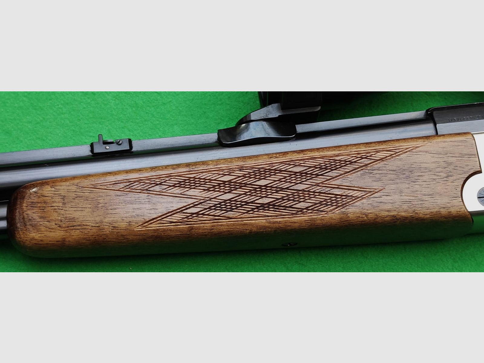 Blaser BBF 95 5,6x50R Mag. 12/70 con visor en montaje oscilante