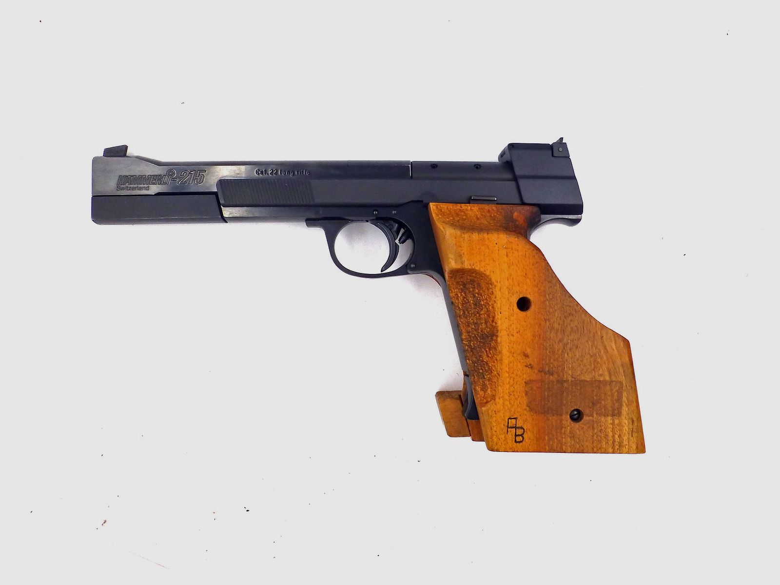 Pistole HAMMERLI 215, Schaft Morini, Bild 2 von 2