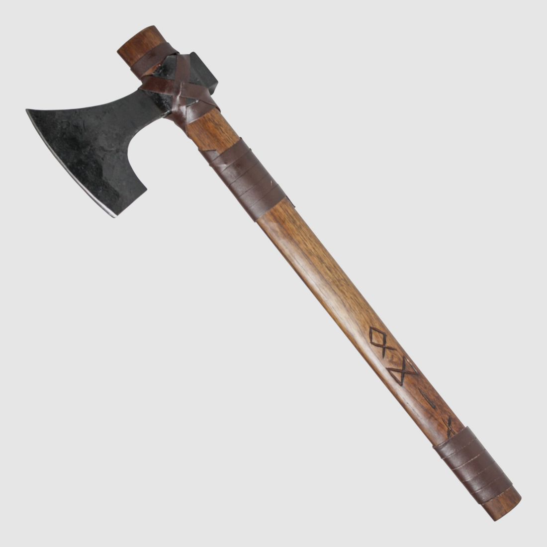 Viking decoration axe with runes