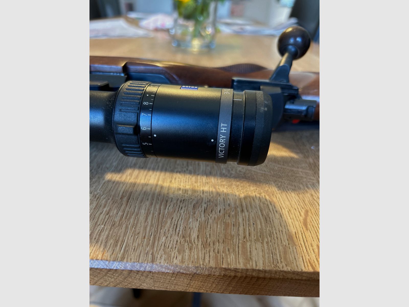 Steel action HS 52cm barrel, Cal.308 win with Zeiss victory Ht 3-12x56 scope, image 2 of 9