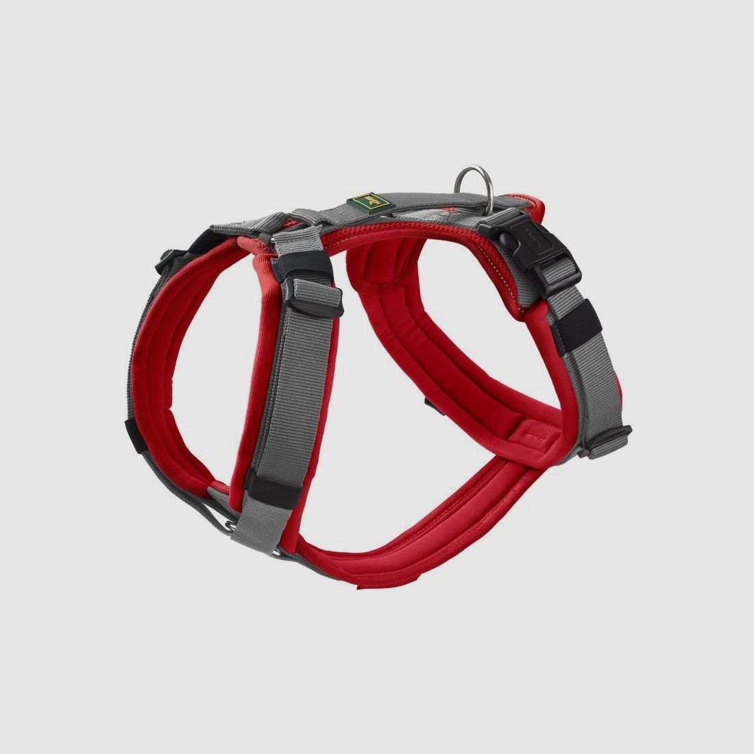 Hunter Geschirr Maldon Up Rot/Grau S-M